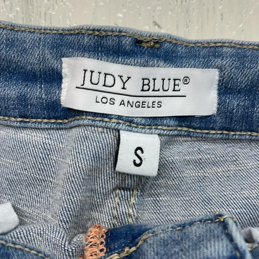 Judy Blue High Waist Rolled Denim Shorts Sz S